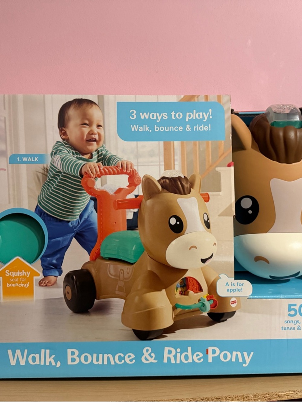 Fisher-Price Walk, Bounce & Ride Pony - New in Box